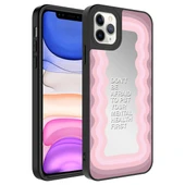 Apple iPhone 11 Pro Max Kılıf Aynalı Desenli Kamera Korumalı Parlak  Mirror Kapak thumbnail 1