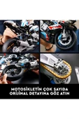 ® Technic BMW M 1000 RR 42130 Yetişkinler için Şık bir Motosiklet Modeli Yapım Seti (1925P) - 8