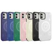 Apple iPhone 12 Kılıf  Wireless Şarj Özellikli Desenli Hot Kapak thumbnail 3