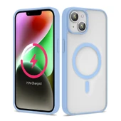 Apple iPhone 13 Kılıf M-safe Wireless Şarj Özellikli Silikon  Ege Kapak thumbnail 1