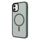 Apple iPhone 11 Kılıf Mat Arka Yüzey Wireless Şarj Özellikli  Flet M-safe Kapak thumbnail 5