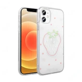 Apple iPhone 11 Kılıf Şeffaf Figürlü  Folk Sert Kapak thumbnail 1