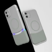 Apple iPhone 11 Kılıf M-Safe Şarj Özellikli Mıknatıslı  Duble Kapak thumbnail 1