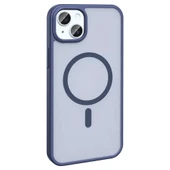 Apple iPhone 13 Kılıf M-safe Şarj Özellikli Mat Arka Yüzey  Sio Kapak thumbnail 7