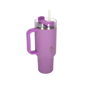 Sip Voyage Lila Paslanmaz Çelik Pipetli Termos Bardak 900ml - 2