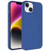 Apple iPhone 13 Kılıf M-safe Wireless Şarj Özellikli Pastel Renk Silikon  Plas Kapak thumbnail 1