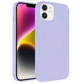 Apple iPhone 11 Kılıf M-safe Wireless Şarj Özellikli Pastel Renk Silikon  Plas Kapak thumbnail 1