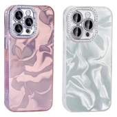 Apple iPhone 14 Pro Max Kılıf Airbagli Parlak Taş Detay Tasarımlı  Esila Kapak thumbnail 7