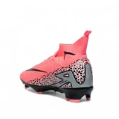 Neon Pembe Çim Saha Futbol Ayakkabısı – Hafif, Konforlu ve Kaymaz Tabanlı Krampon - 3