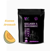 WWP Collagen & Glucosamine, Kolajen & Glukozamin Destek Tozu . 300g . Kavun Aromalı. - 1