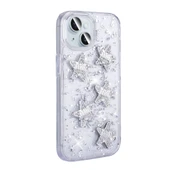 Apple iPhone 14 Kılıf Airbagli Simli Arka Yüzey  Işıltı Silikon Kapak thumbnail 6