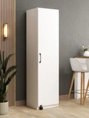Kuzeylife Novens Çok Amaçlı Erzak-Kiler Dolabı Tek Kapaklı Beyaz thumbnail 1