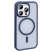 Apple iPhone 14 Pro Max Kılıf M-safe Şarj Özellikli Mat Arka Yüzey  Sio Kapak thumbnail 5