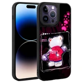 Apple iPhone 14 Pro Kılıf Parlayan Kabartmalı İkonik Figürlü  Amas Silikon Kapak thumbnail 1