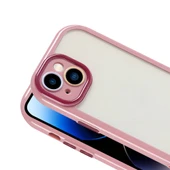 Apple iPhone 14 Kılıf Kamera Korumalı Renkli Kenar ve Çerçeve Tasarımlı  Vitamin Kapak thumbnail 3