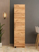 Kuzeylife Novens Çok Amaçlı Erzak-Kiler Dolabı Tek Kapaklı Çam - 3