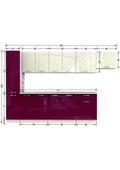 T Designo Verda Hazır Mutfak Dolabı Kiler Dahil 320CM  Tezgah Dahil - 4
