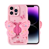 Apple iPhone 14 Pro Max Kılıf Kamera Korumalı Figür Tasarımlı Zore Kapya Kapak - 1