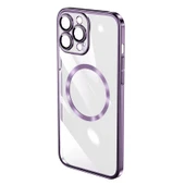 Apple iPhone 14 Pro Kılıf Wireless Şarj Özellikli Sert PC  Riksos M-safe Kapak thumbnail 1