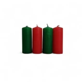 Yılbaşı Mum 4x9 cm 4 adet thumbnail 2