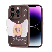 Apple iPhone 14 Pro Max Kılıf Kamera Korumalı Figür Tasarımlı Zore Kapya Kapak - 2