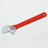 Kurbacık İngiliz Anahtarı 8 İnç 19.5 cm Profesyonel Ayarlı Anahtar Çelik Gövde Ergonomik Sap Vidalı thumbnail 4