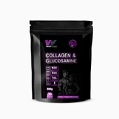 WWP Collagen & Glucosamine, Kolajen & Glukozamin Destek Tozu . 300g . Nar Aromalı. - 3