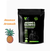 WWP Arginine & Glutamine . Kas yıkımını etkili şekilde azaltır . 300g . Ananas Aromalı. - 1