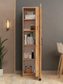 Kuzeylife Novens Çok Amaçlı Erzak-Kiler Dolabı Tek Kapaklı Çam - 4
