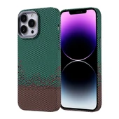 Apple iPhone 14 Pro Max Kılıf M-safe Şarj Özellikli Karbon Fiber Görünümlü  Nekst Kapak thumbnail 1