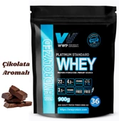 WWP Platinum Standard Whey Protein Hydrolyzed Tozu .900g . Çikolata Aromalı. - 1