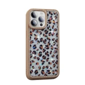 Apple iPhone 14 Pro Kılıf Taşlı ve Simli Tasarım  Azra Kapak thumbnail 3