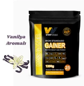 WWP IRON STANDARD GAINER . Gerçek Sporcular İçin Premium Kilo ve Kas Kazandırıcı . 1250g . Vanilya Aromalı. - 1