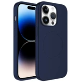 Apple iPhone 14 Pro Max Kılıf M-safe Wireless Şarj Özellikli Pastel Renk Silikon  Plas Kapak thumbnail 1