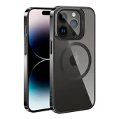 Apple iPhone 14 Pro Max Kılıf M-safe Şarj Özellikli Standlı  Klon Kapak thumbnail 2