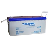 Yokohama YH-27019 12V 200Ah Tam Bakımsız Deep Cycle Jel Akü 532X240x221mm Yeni Tarihli Taze Akü - 1