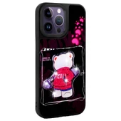 Apple iPhone 14 Pro Max Kılıf Parlayan Kabartmalı İkonik Figürlü  Amas Silikon Kapak thumbnail 6