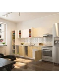 T Designo Tunay Hazır Mutfak Dolabı Kiler Dahil 320 cm Tezgah Dahil thumbnail 3