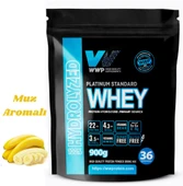 WWP Platinum Standard Whey Protein Hydrolyzed Tozu . 900g . Muz Aromalı. - 1