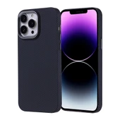 Apple iPhone 14 Pro Max Kılıf M-safe Şarj Özellikli Karbon Fiber Görünümlü  Nekst Kapak thumbnail 1