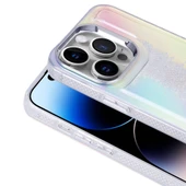 Apple iPhone 14 Pro Kılıf Airbagli Renkli Arka Yüzey Boncuk Tasarımlı  Kumul Kapak thumbnail 7