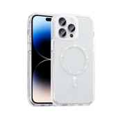 Apple iPhone 14 Pro Max Kılıf Taşlı Tasarım M-safe Şarj Özellikli  Koment Silikon Kapak thumbnail 2