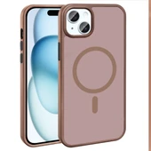 Apple iPhone 14 Plus Kılıf M-safe Şarj Özellikli Mat Arka Yüzey  Sio Kapak thumbnail 1