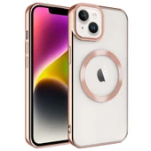 Apple iPhone 14 Plus Kılıf M-safe Wireless Şarj Özellikli  Setro Silikon thumbnail 1