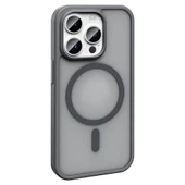 Apple iPhone 14 Pro Max Kılıf M-safe Şarj Özellikli Mat Arka Yüzey  Sio Kapak thumbnail 4