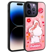 Apple iPhone 14 Pro Max Kılıf Parlayan Kabartmalı İkonik Figürlü  Amas Silikon Kapak thumbnail 1