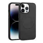 Apple iPhone 14 Pro Max Kılıf PU Deri M-safe Wireless Şarj Özellikli  Derix Kapak thumbnail 1