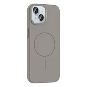 Apple iPhone 15 Kılıf M-safe Şarj Özellikli  Ruby Sert Kapak thumbnail 3