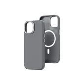 Apple iPhone 15 Kılıf Wiwu SP-019 M-safe Şarj Özellikli Vegan Leather Deri Kapak - 5