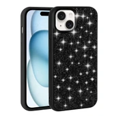 Apple iPhone 15 Kılıf Parlak Taşlı Tasarım  Pırlanta Kapak thumbnail 3